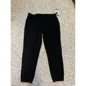 32 Degrees Cool Women's Lounge Pants with Pockets Pull Onjogger Black Sz large